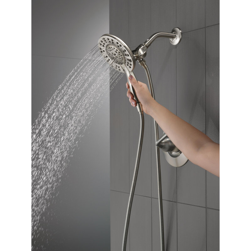 Delta Arvo SingleFunction Shower Faucet Set, Shower Trim Kit with In2ition Dual Shower Head and